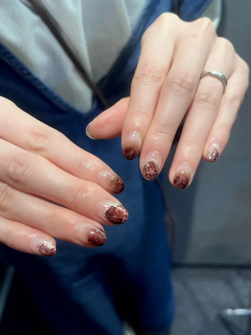 ネイル ニュアンスネイル ハンドネイル cocoro 🍀のネイルデザイン