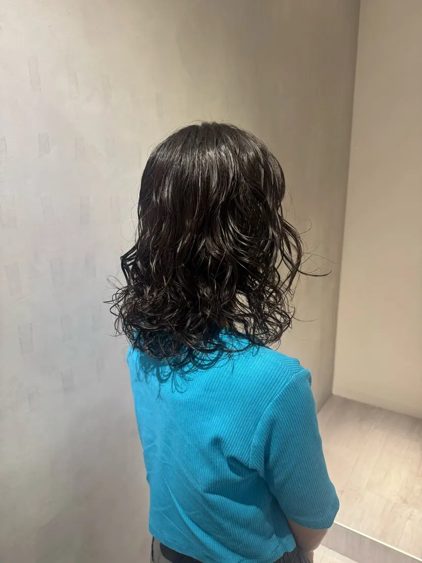 カットパーマ(ロングパーマ)✂️➕シャンプーブロー🫧の写真
