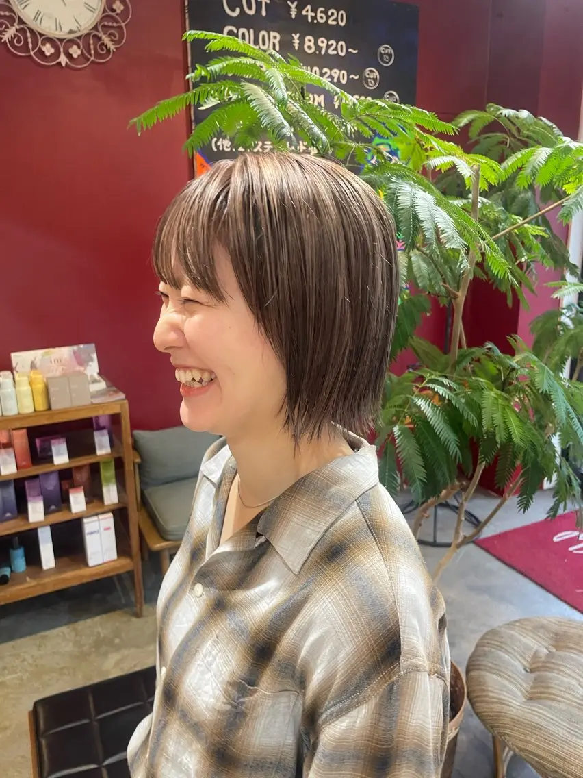 カラー ORe'S HAIR BE　GLaDまなみのヘアスタイル