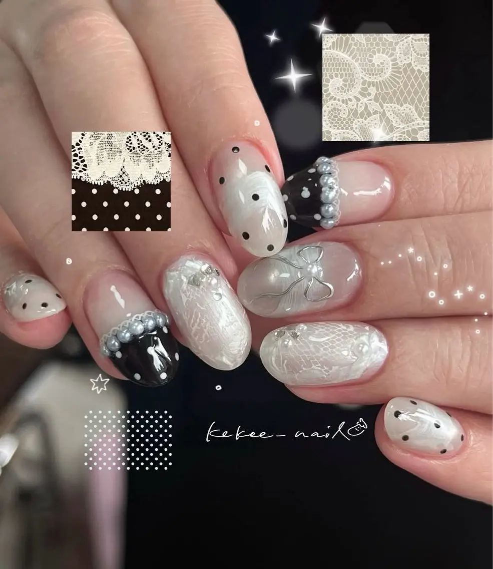 ネイル アートネイル フレンチネイル ジェルネイル 韓国ネイル マグネットネイル ハンドネイル Lumi de nailsのネイルデザイン