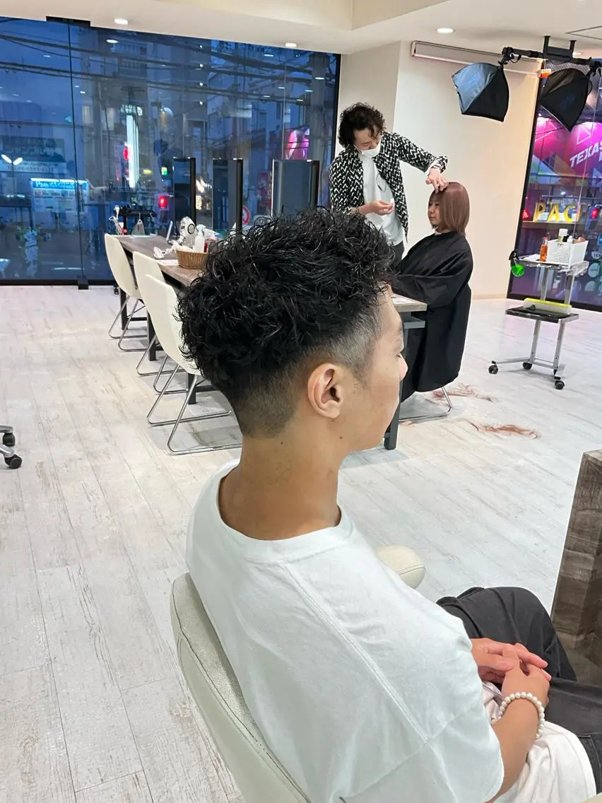メンズカット&パーマの写真