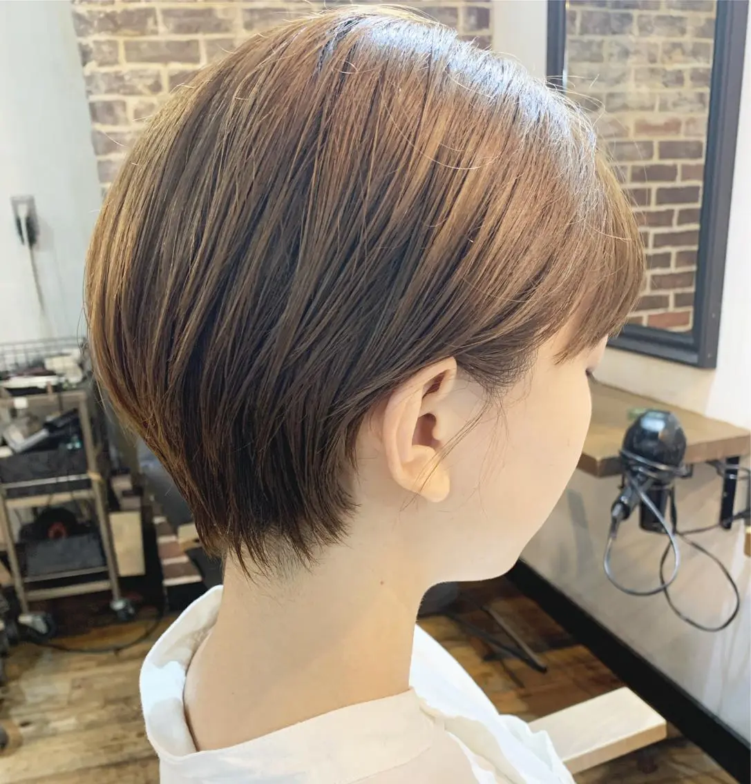 ショート ショートヘア 河原 亮のヘアスタイル