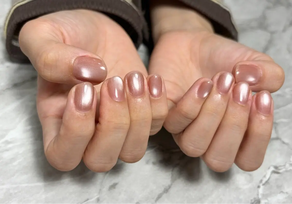 ネイル マグネットネイル ハンドネイル neine nailのネイルデザイン