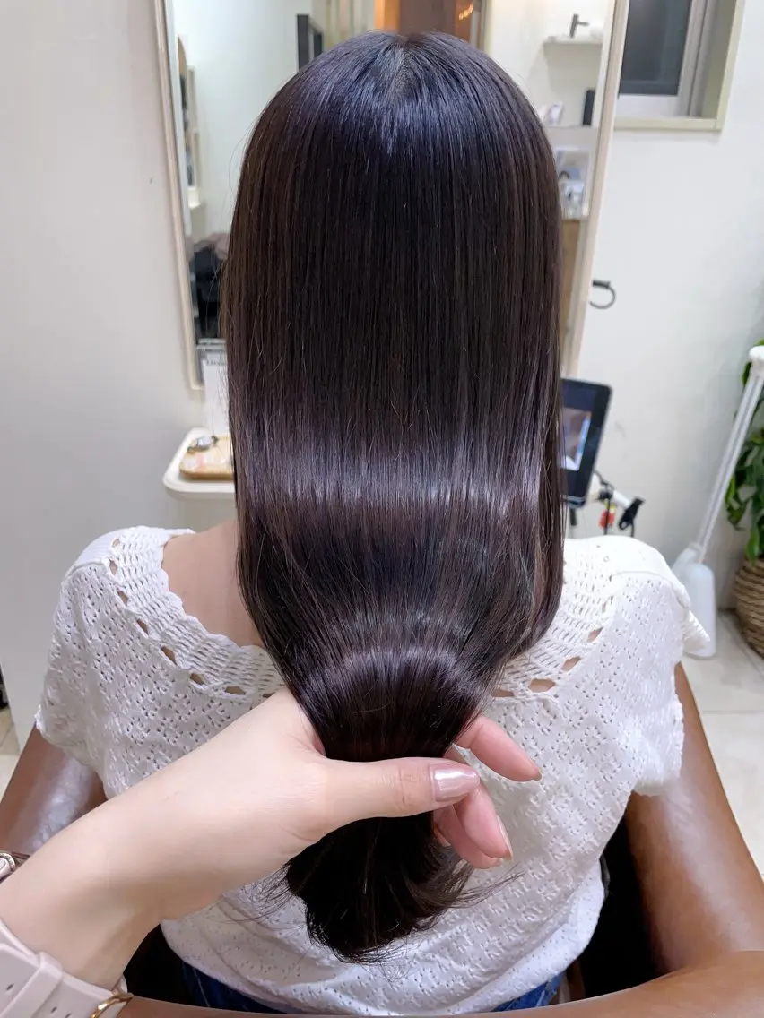 ロング カラー カット ヘアカラー トリートメント 村山 茉衣のヘアスタイル