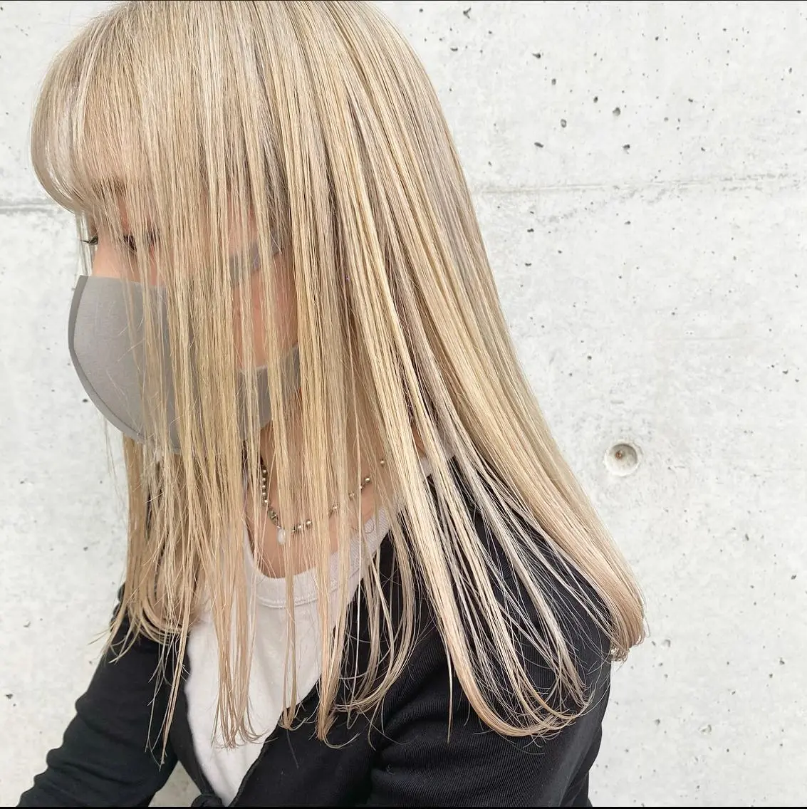 セミロング カラー フリーランス美容師 MIZUKIのヘアスタイル