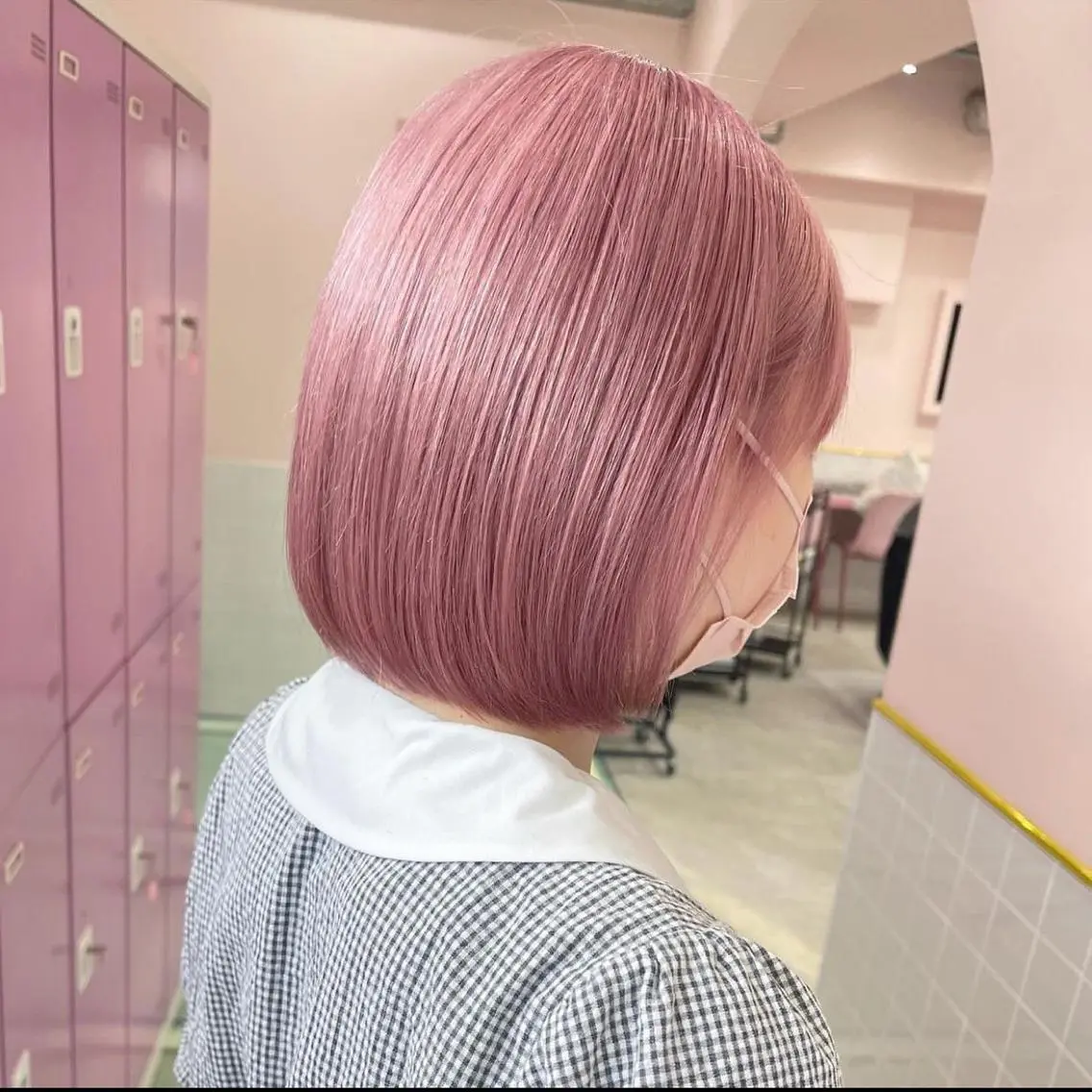 ショート カラー ヘアカラー トリートメント 🦄垢抜けボブ特化× 暖色カラー未来🦄のヘアスタイル