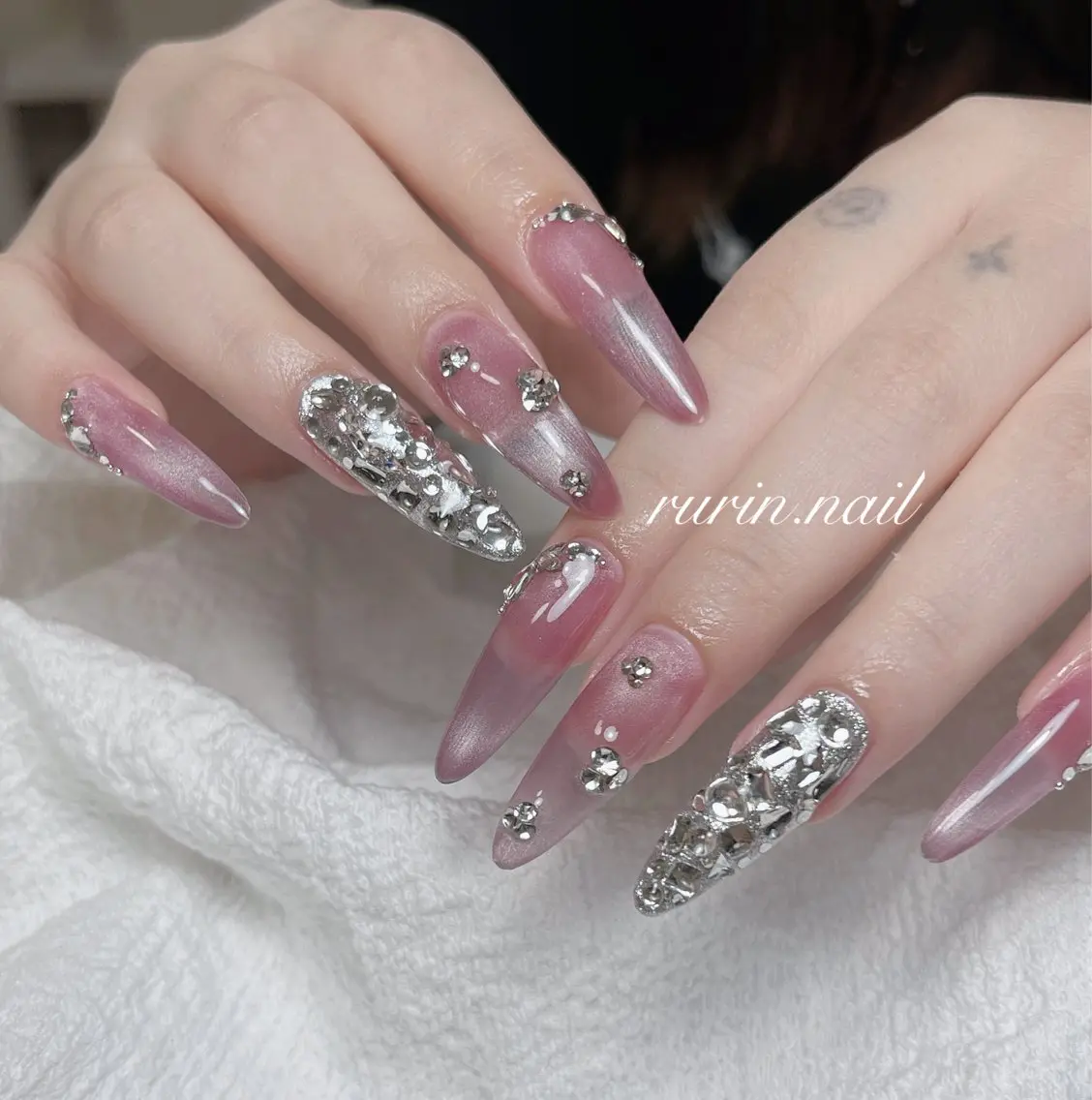 スカルプ長さ出し🌸(持ち込みデザインやり放題)🌟当日のメニュー変更不可とさせて頂きますの写真