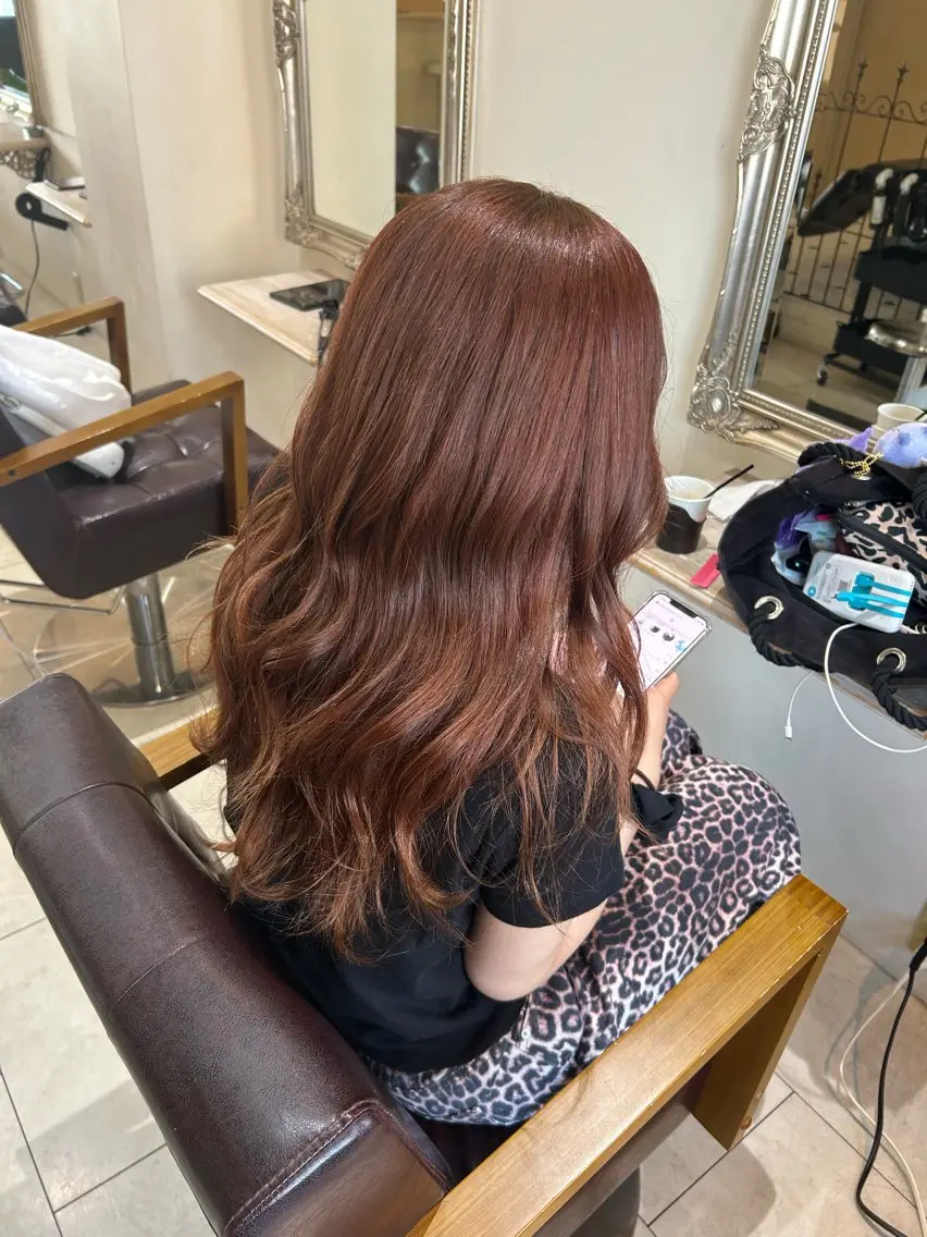 ロング カラー ブリーチ ブリーチなしカラー ヘアカラー 🫧透明感ボブ/ ハイトーン.nanoのヘアスタイル