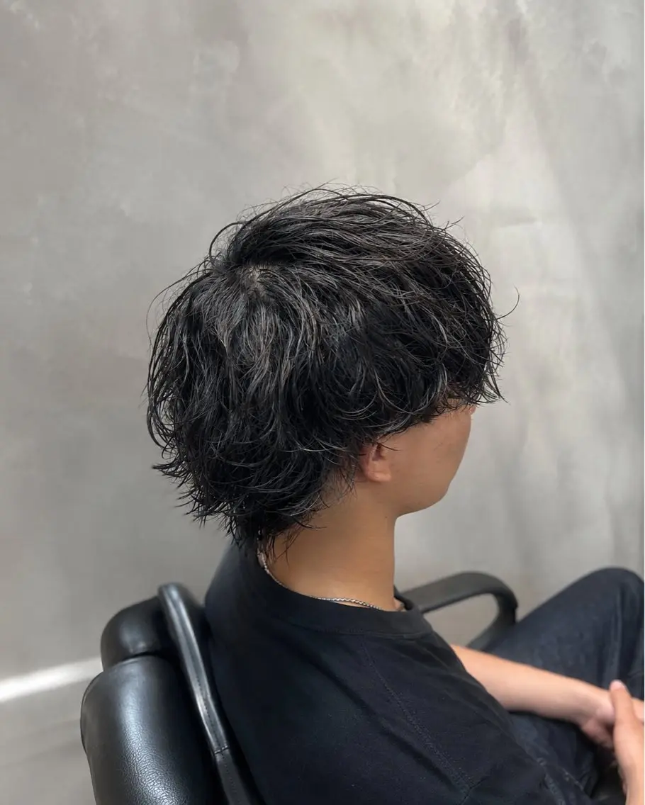 メンズ パーマ/メンズ /ピンパーマ/横山のヘアスタイル