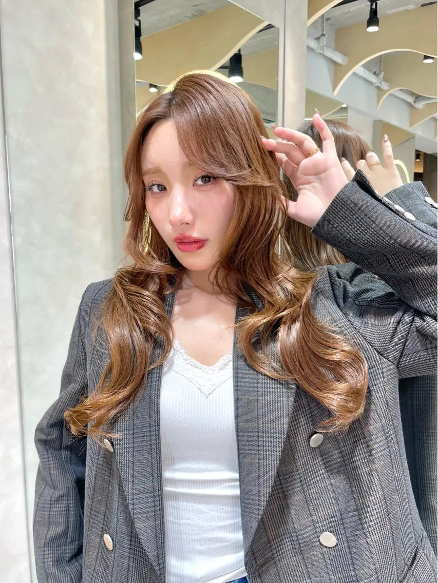 【特別SALEミニモ学割ブリーチなしWカラー🧸】カット+Wカラー+集中補修トリートメン‎🤍ダメージを抑えたい方向けの写真