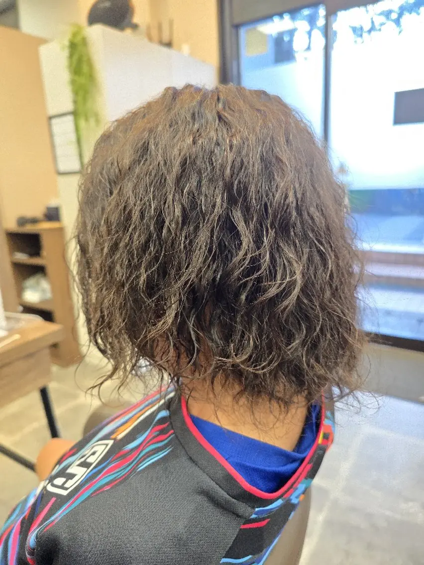 ショート カット パーマ ヘアセット 石川(park) ジェウンのヘアスタイル