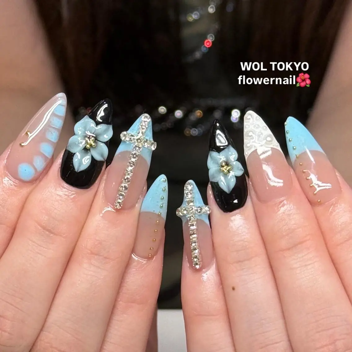 ネイル ハンドネイル WOLTOKYO池袋 🌙韓国ワンホンのネイルデザイン