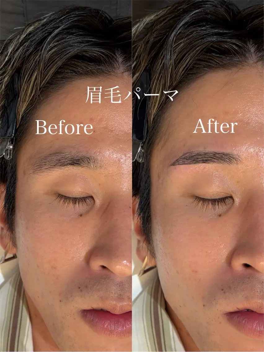 メンズ アイブロウ メンズパーマ メンズアイブロウ ワックス脱毛 眉カット その他(アイブロウ) メンズ眉毛/似合わせ Natsuki🫧の眉毛・アイブロウイメージ