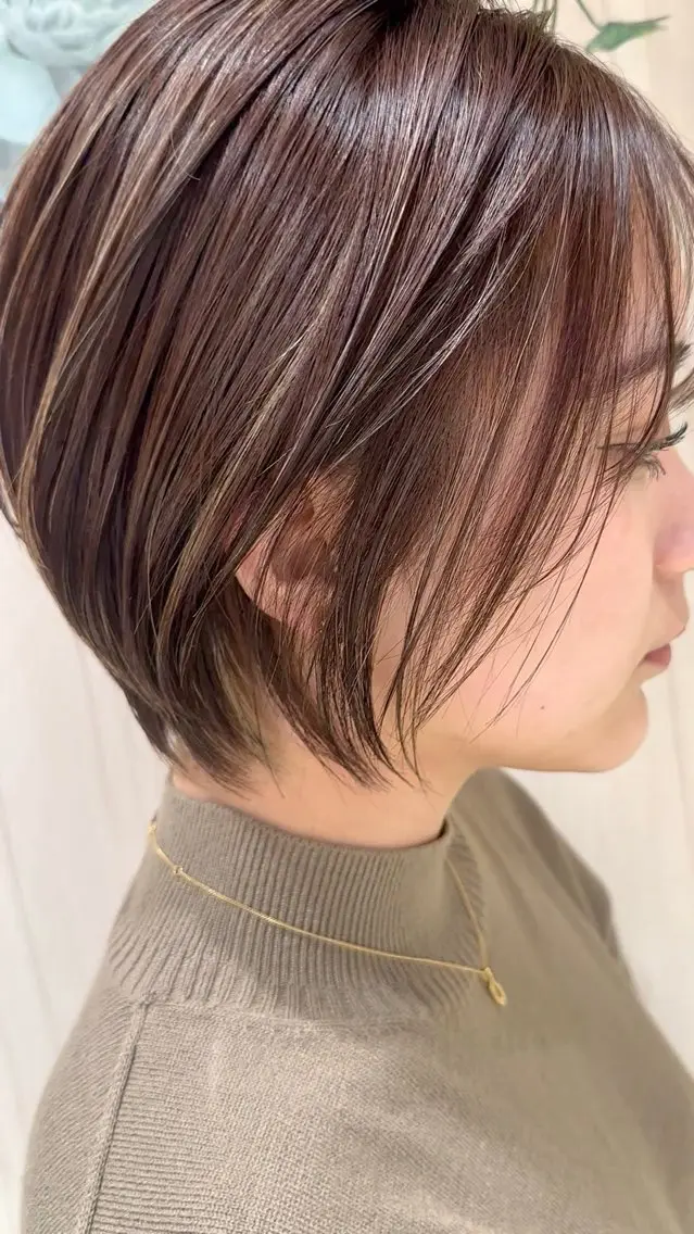 ショート ショートボブ ボブ ショートヘア 坂 直樹のヘアスタイル