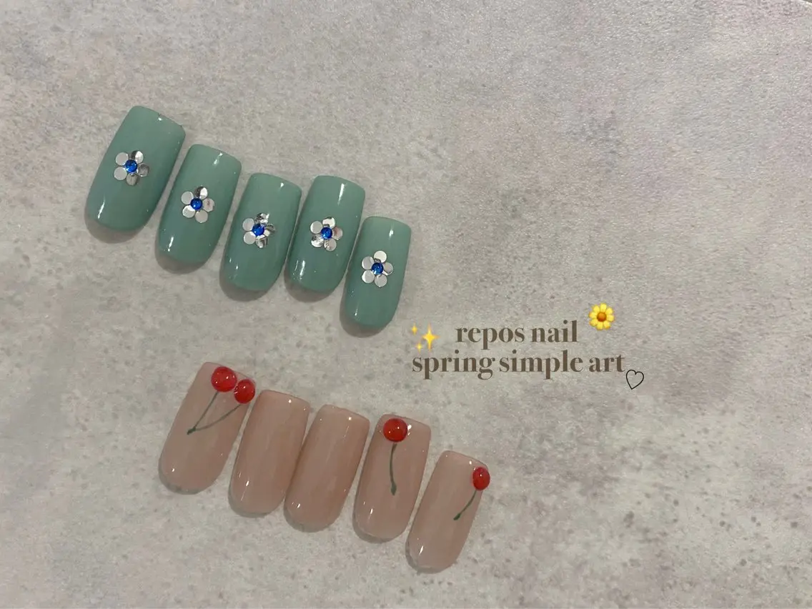 ネイル ハンドネイル repos-ルポ- misuzu🌿のネイルデザイン