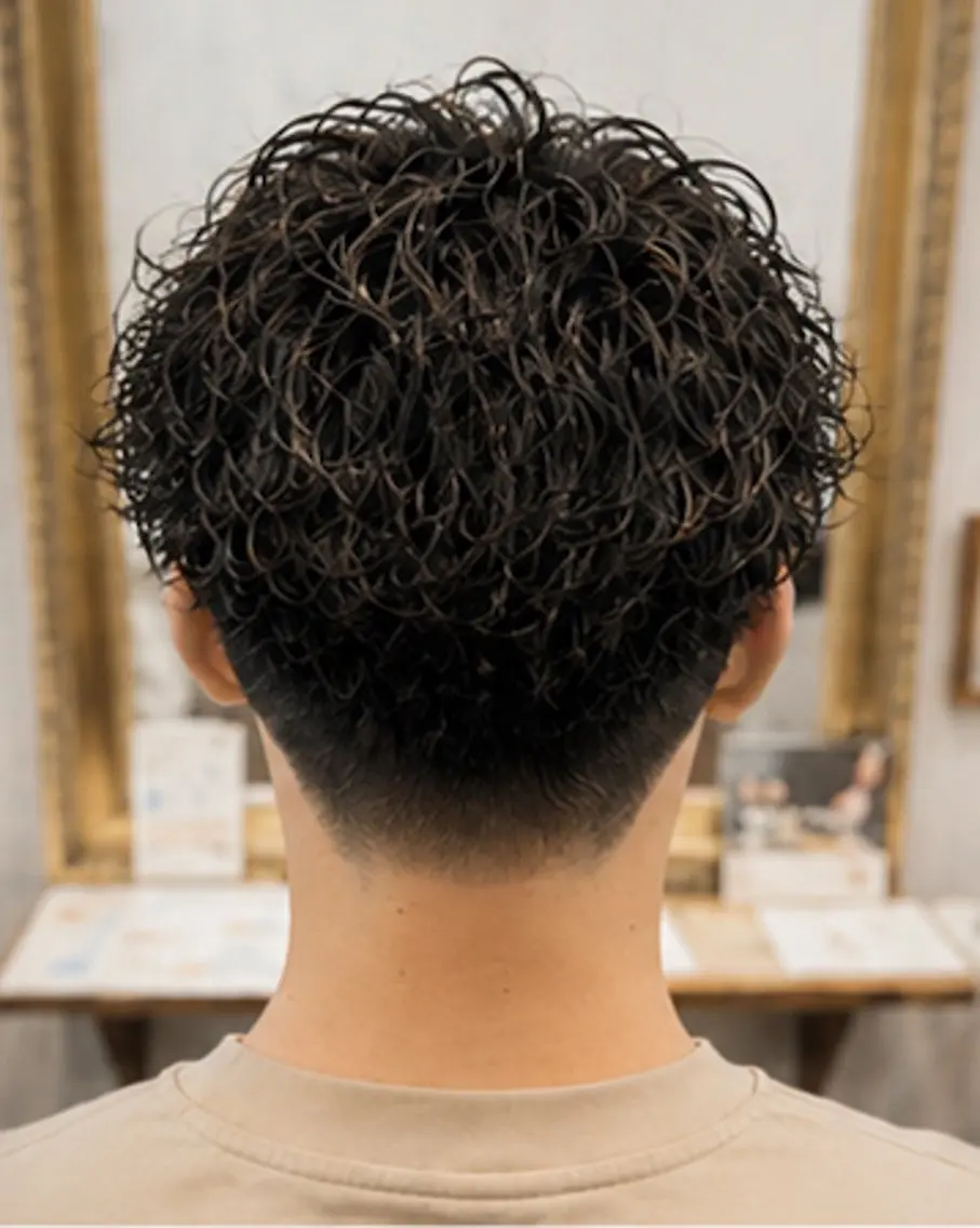 パーマ メンズ カット パーマ 【メンズ&髪質改善】 萬納陽介のヘアスタイル