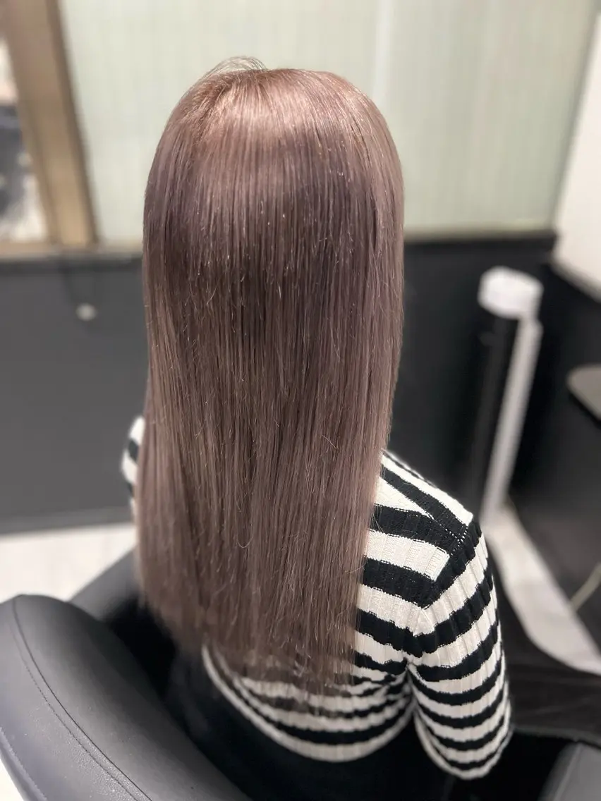 ロング カラー プルエクステ ラベンダーカラー エクステ ヘアカラー トリートメント エクステ YUDU🍊 germe/ジェルムのヘアスタイル