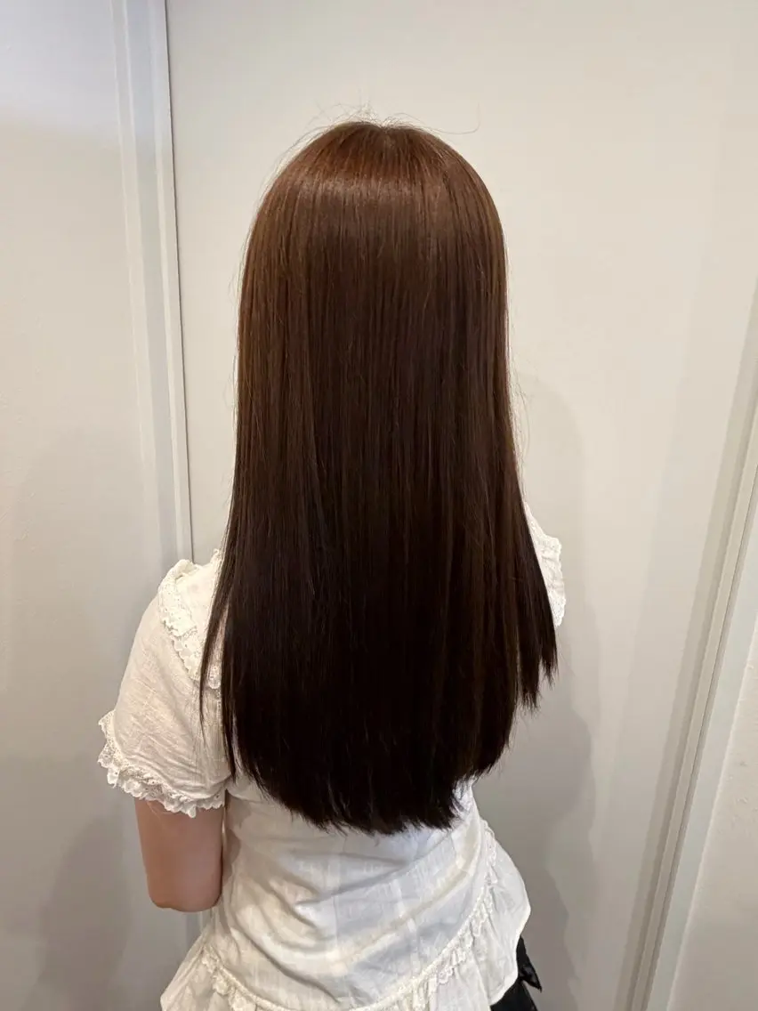 カラー ブラウンカラー マロンブラウン 🎀みゆ 髪質改善 艶カラー🎀のヘアスタイル