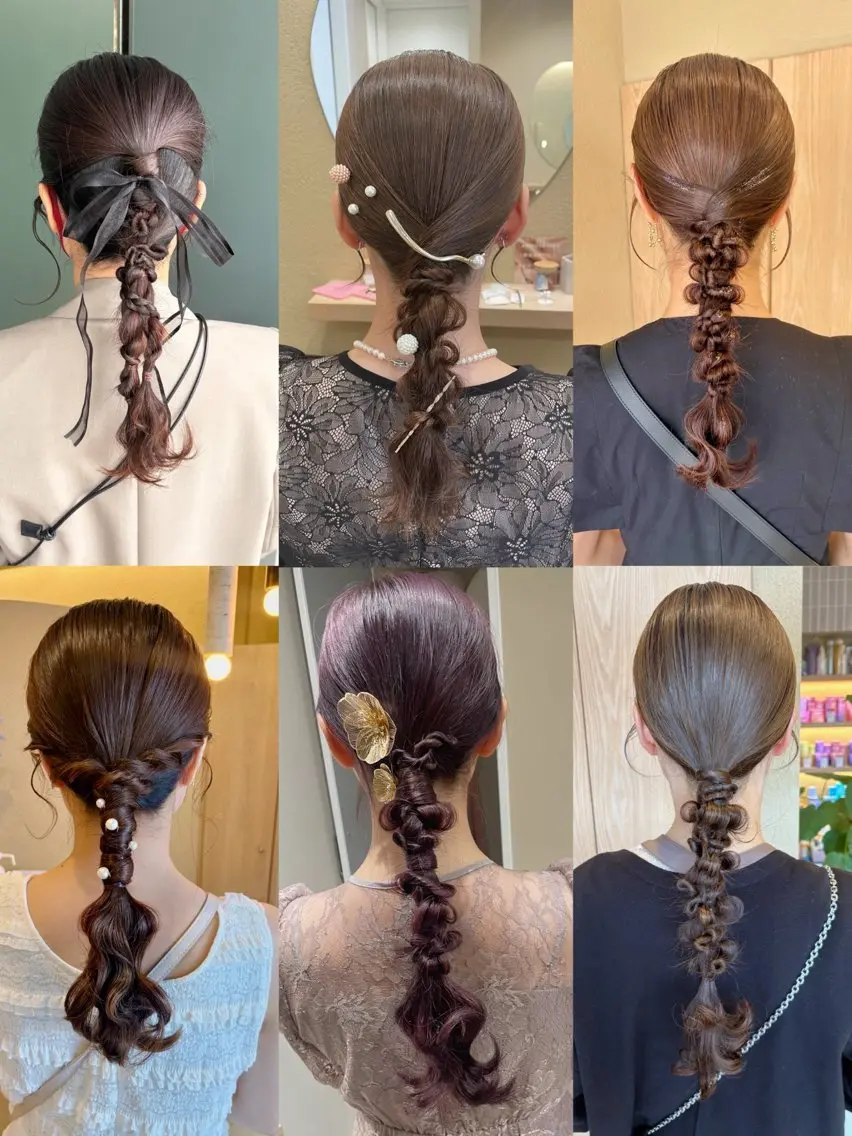 ヘアアレンジ ヘアセットサロン お呼ばれ/ライブヘアのヘアスタイル