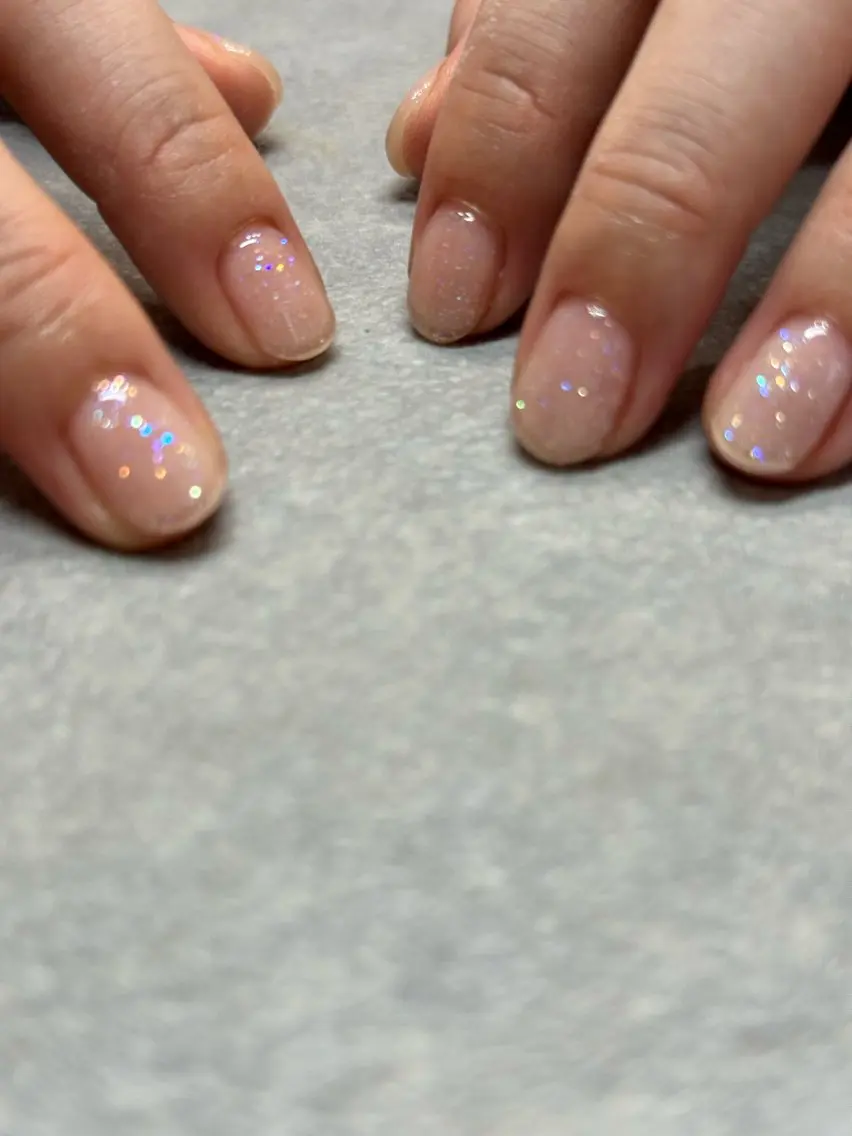 ネイル クリアネイル ハンドネイル フットネイル kiii.__ ✴︎*のネイルデザイン
