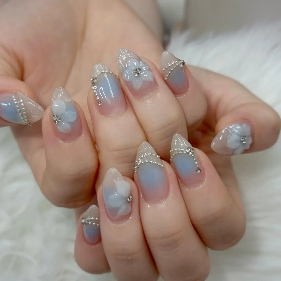 ネイル ハンドネイル ハンドケア DuLi Blinkのネイルデザイン