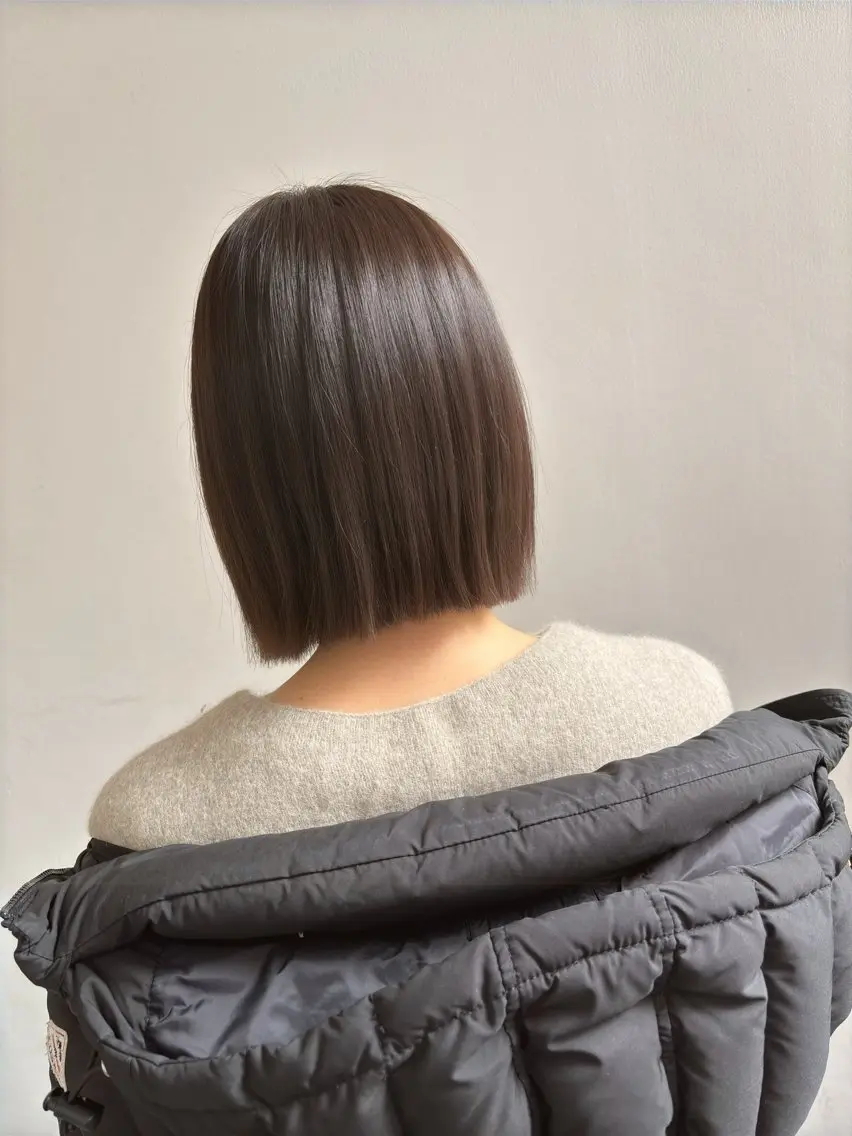 ミディアム カラー カット トリートメント Large 都筑雅人のヘアスタイル