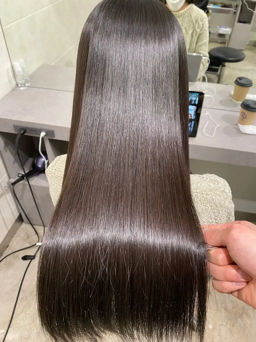 セミロング カット 縮毛矯正 トリートメント 【縮毛矯正専門】 RYUのヘアスタイル