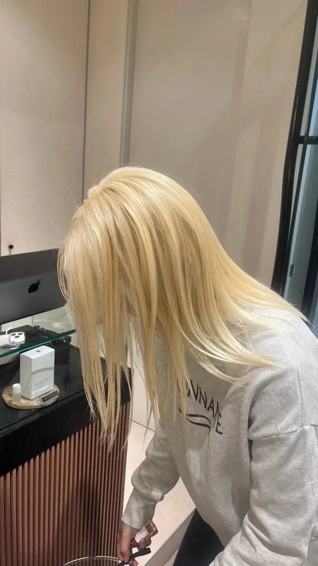 ミディアム カラー ヘアカラー ブリーチモデル募集中 /表参道/うららのヘアスタイル