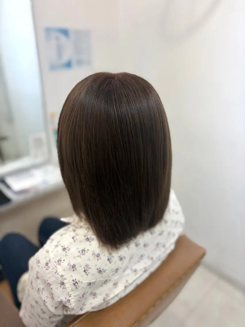 ミディアム カラー ヘーゼル ヘアカラー トリートメント あいみ ♬.*ﾟのヘアスタイル
