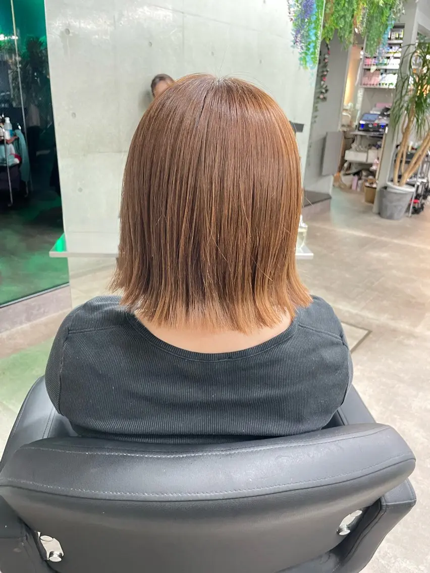 カラー ヘアカラー トリートメント 速水 ゆきののヘアスタイル