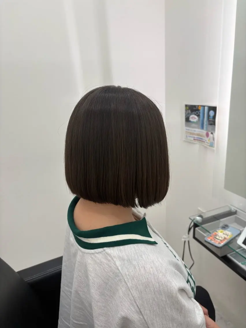 ショート ボブ カット トリートメント 髪質改善サロン🫧 セキチサトのヘアスタイル
