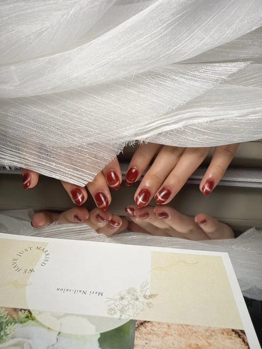 ネイル ラメ(グリッター) マグネットネイル ハンドネイル Meri nail-salonのネイルデザイン