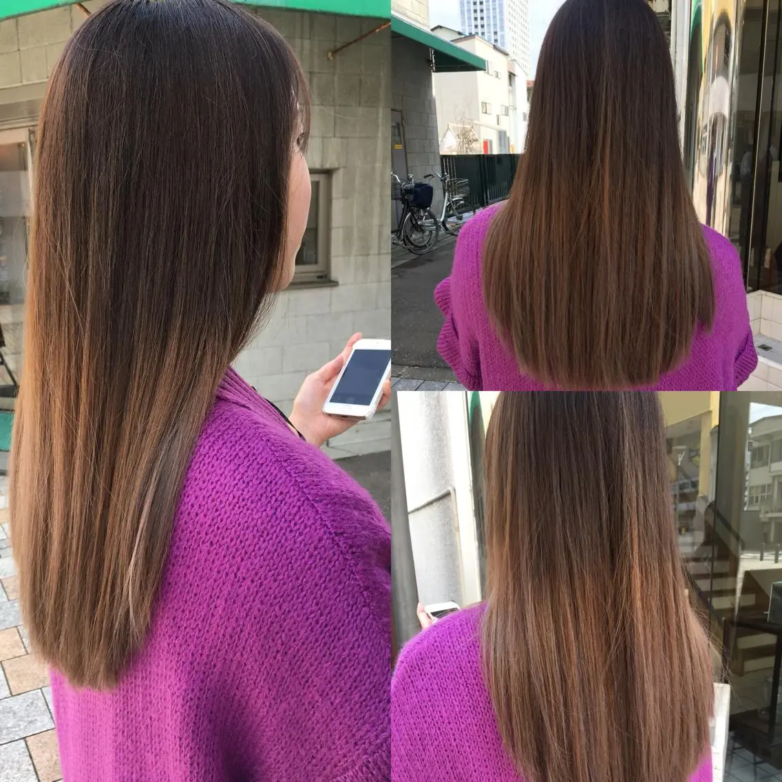 ロング アッシュ 嶋崎 啓人のヘアスタイル