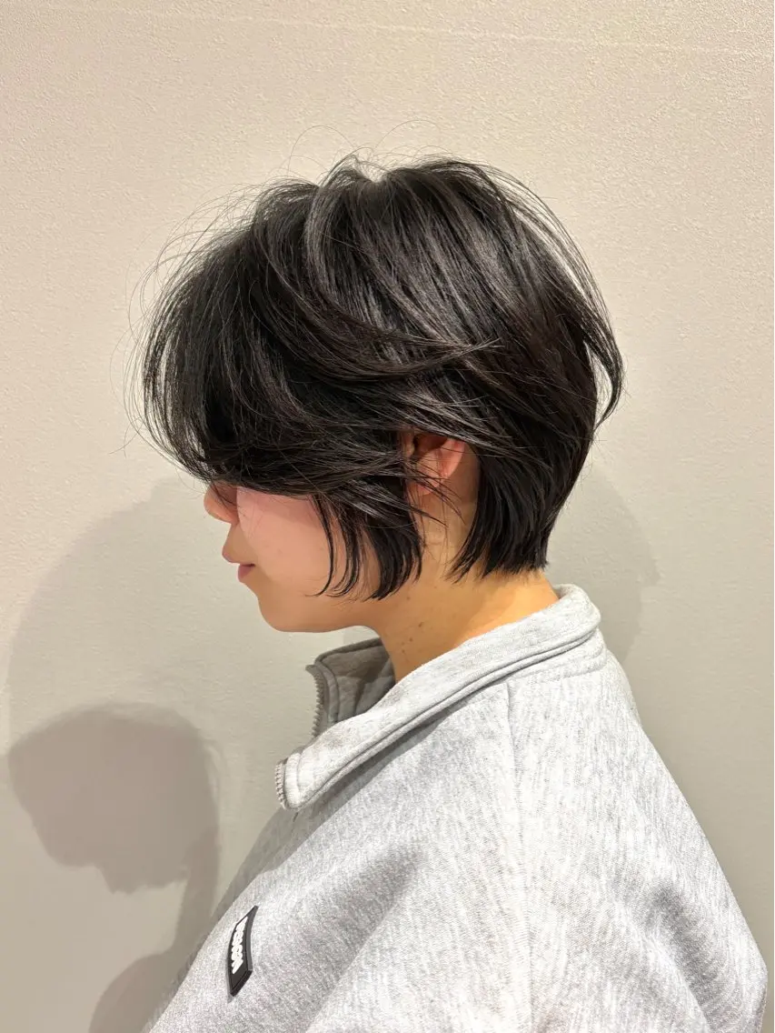 ショート ショートヘア カット トリートメント ショート/レイヤー/ ボブ/安本和史のヘアスタイル