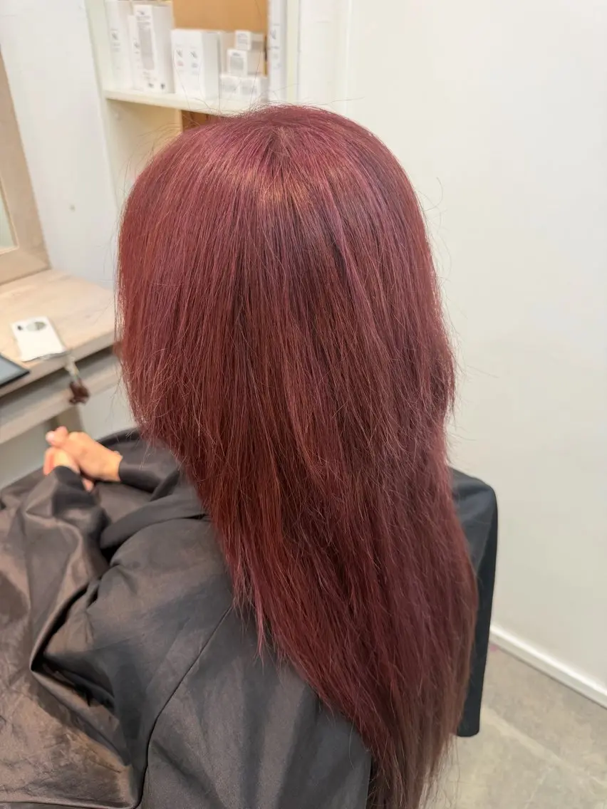 ロング 福島 柚菜のヘアスタイル