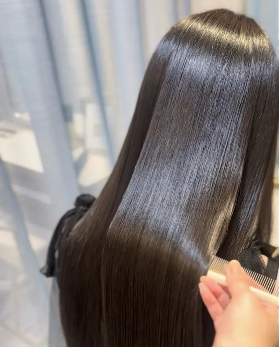 ロング 髪質改善 トリートメント HALO treatmentのヘアスタイル