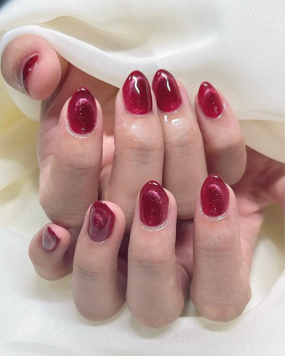 ネイル フラッシュネイル ジェルネイル マグネットネイル nail salon MUAのネイルデザイン