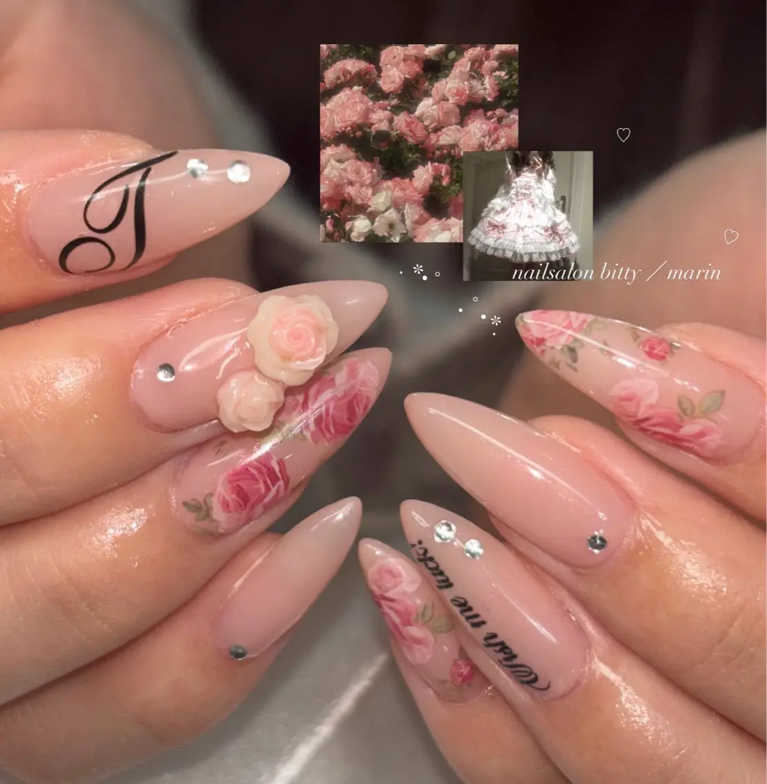 ネイル ハンドネイル Bitty💟 Marinのネイルデザイン