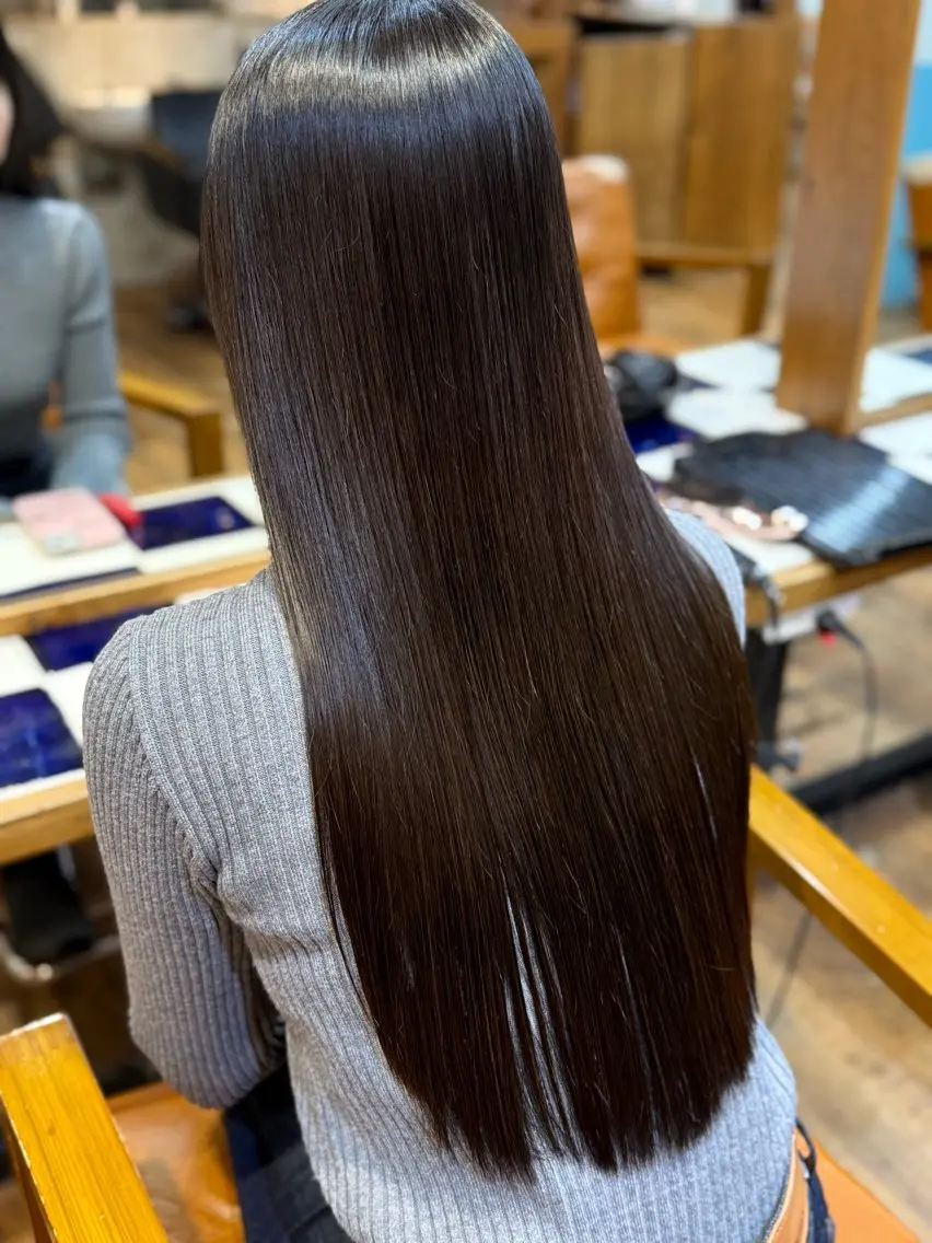 ロング カラー カット ヘアカラー トリートメント 🎨デザイン🥇 美髪・艶髪 日暮千敬のヘアスタイル