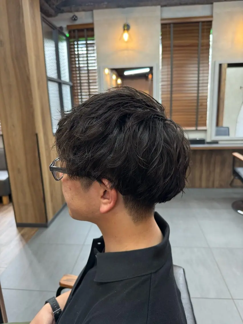 パーマ メンズ カット パーマ 増山 諒 【メンズ専門美容師】のヘアスタイル