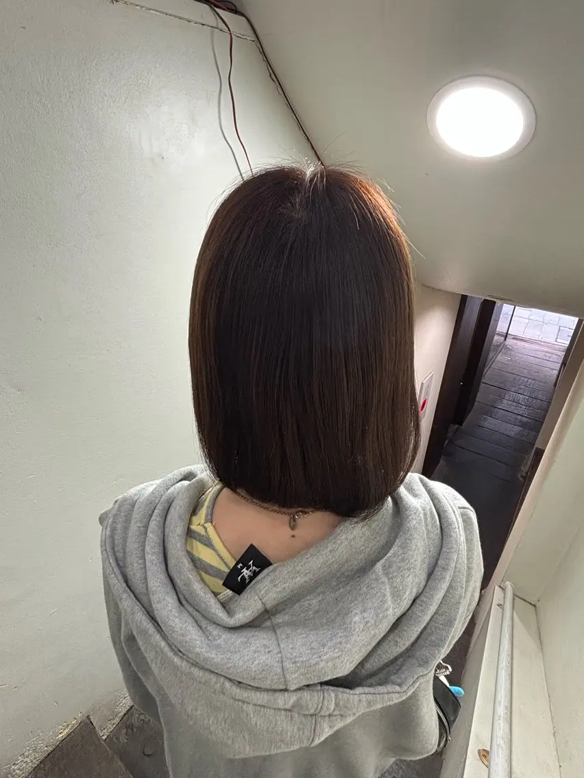 ミディアム NOA/トレンドヘア ブリーチなし艶カラーのヘアスタイル