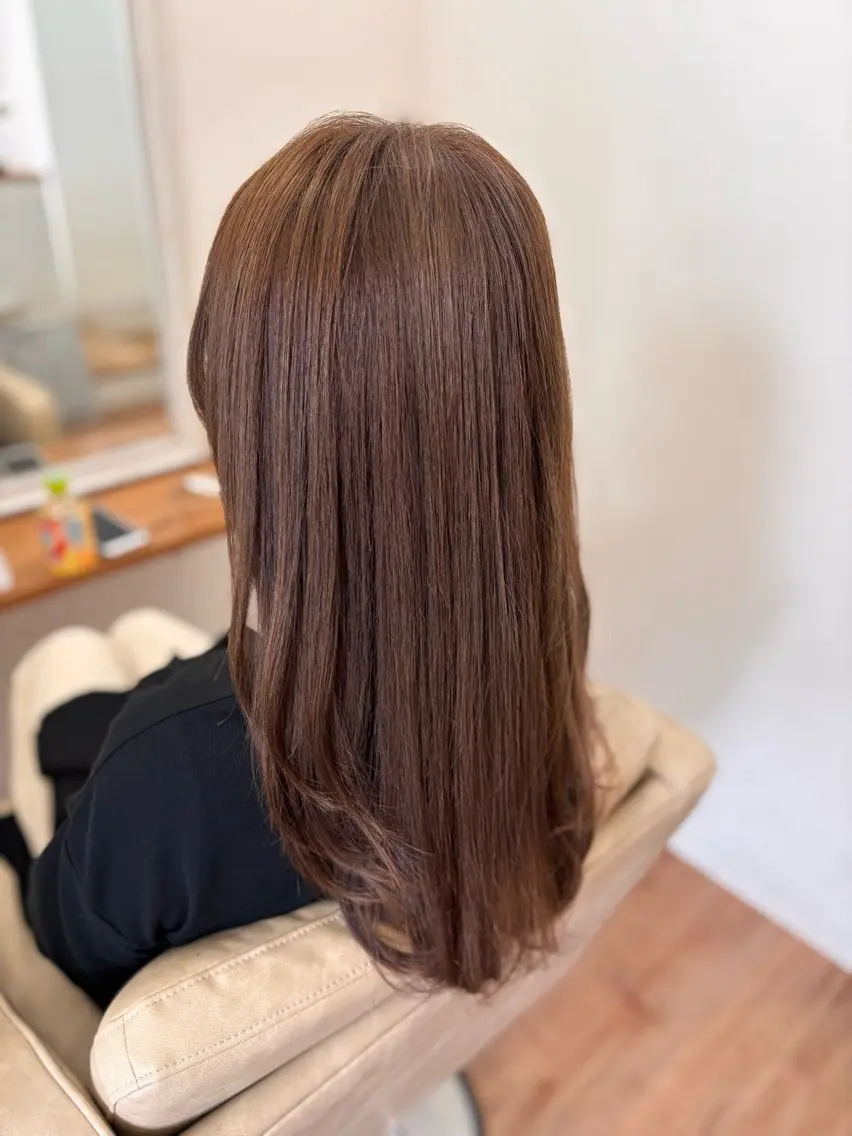ロング カット ヘアカラー トリートメント 永井大樹✨ 透明感カラー✨のヘアスタイル