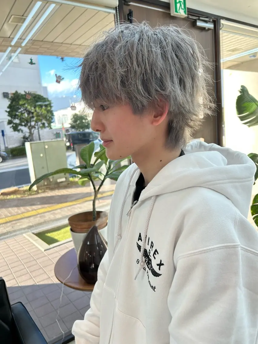 ☆メンズカット＋トレンドパーマ＋カラー🦋の写真