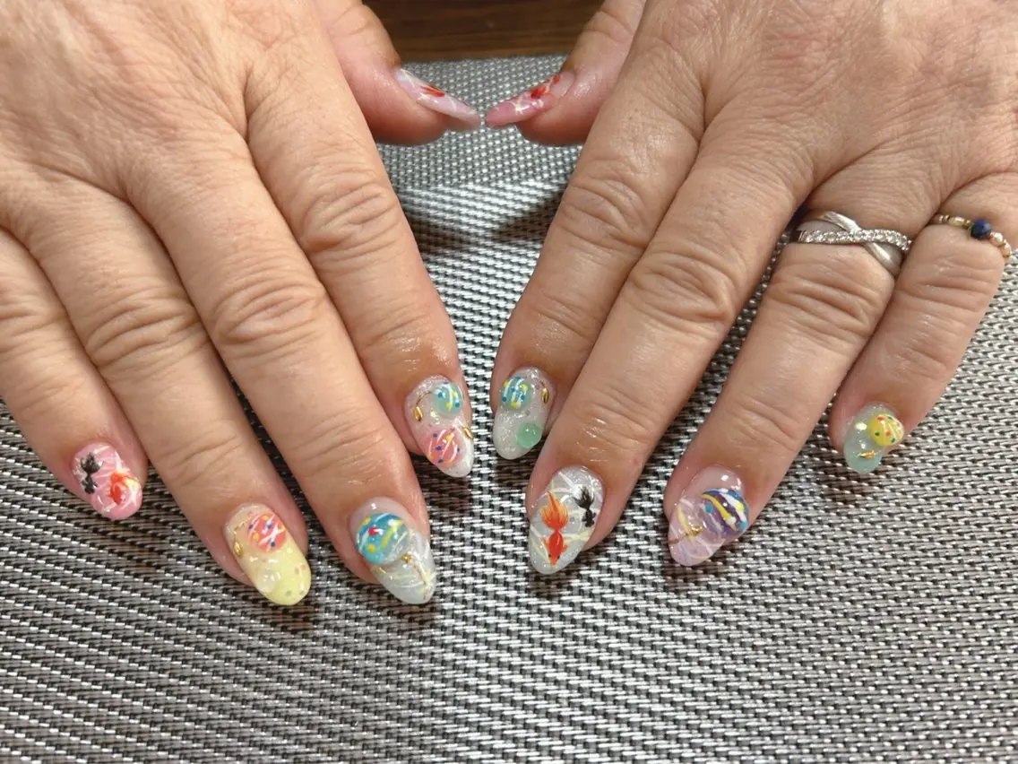 ネイル ヨーヨーネイル i nailのネイルデザイン