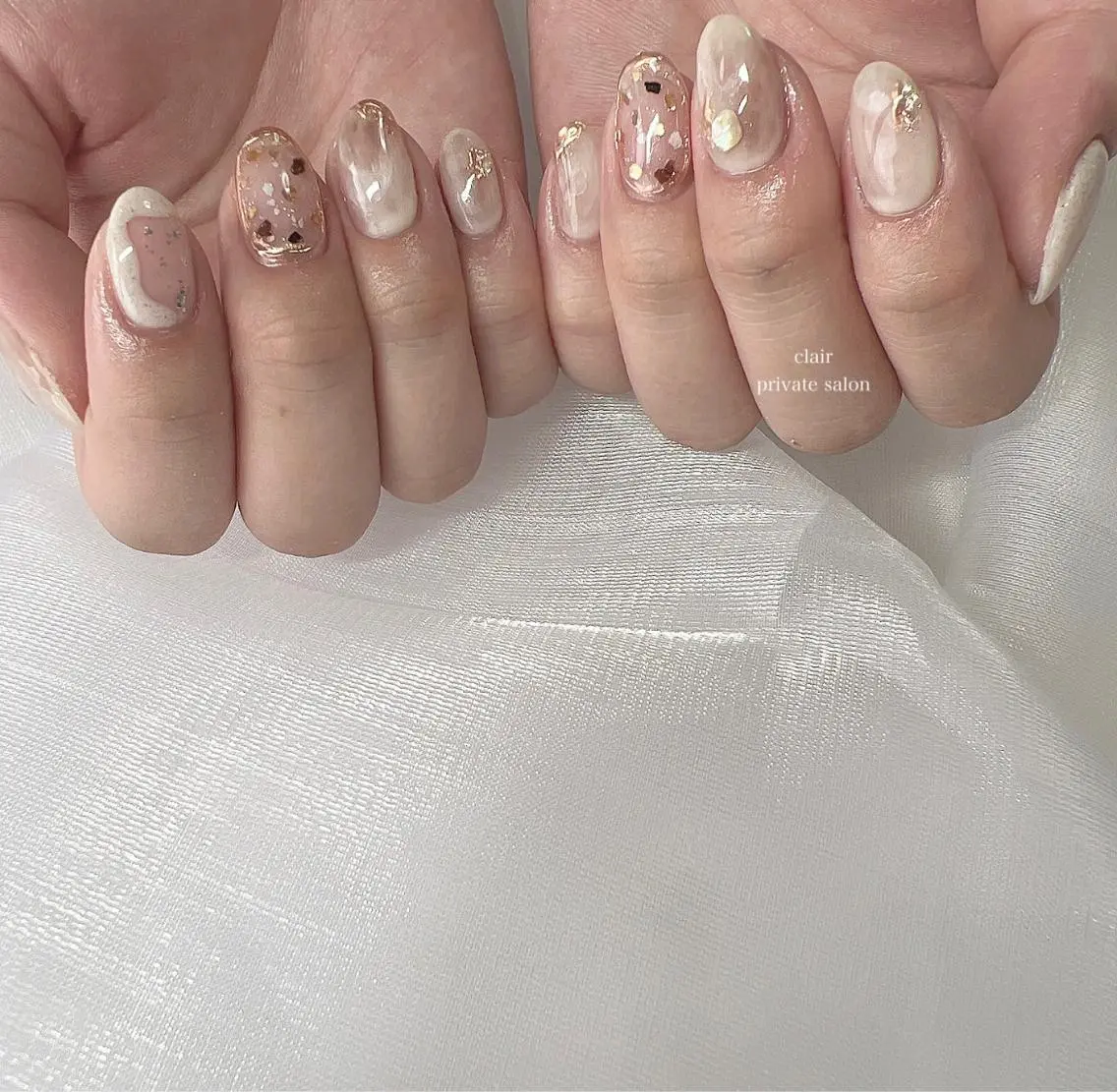 ネイル ハンドネイル ハンドケア nail salon una.のネイルデザイン