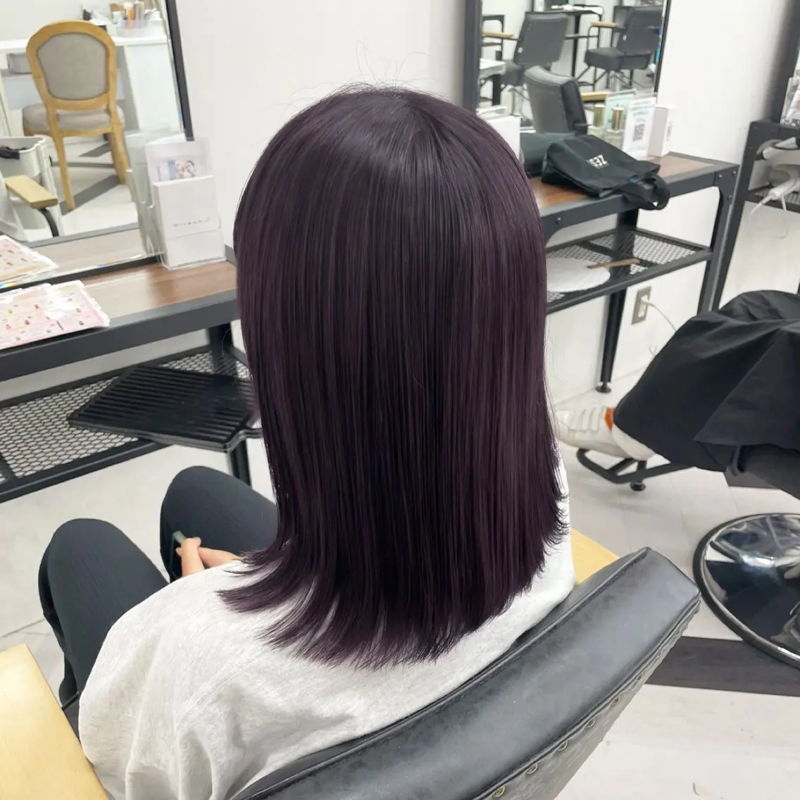 ロング カラー パーマ ヘアアレンジ メンズ トリートメント mona/ ストレートスタイル✨のヘアスタイル