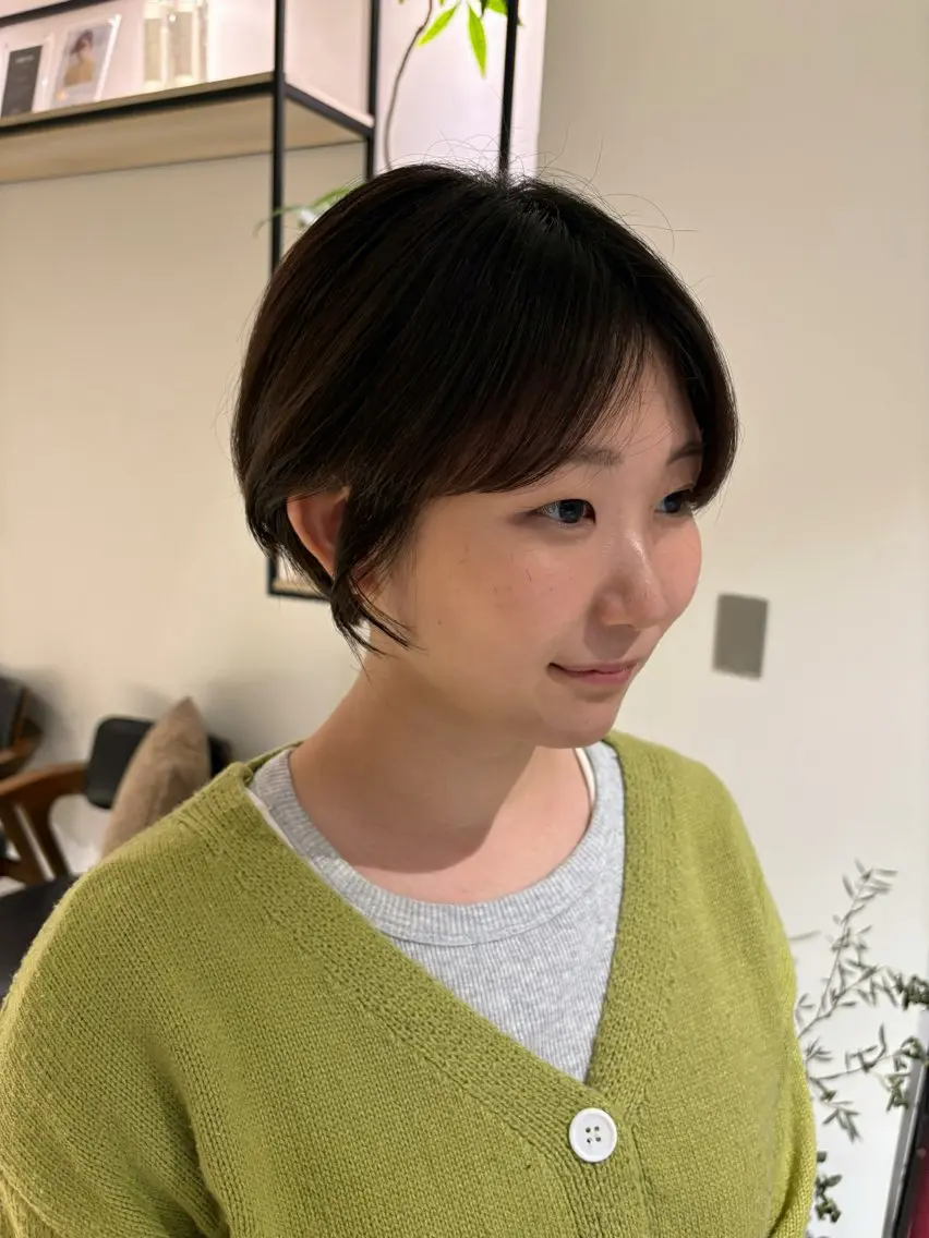 ショート 暖色カラー 奥村陽花のヘアスタイル