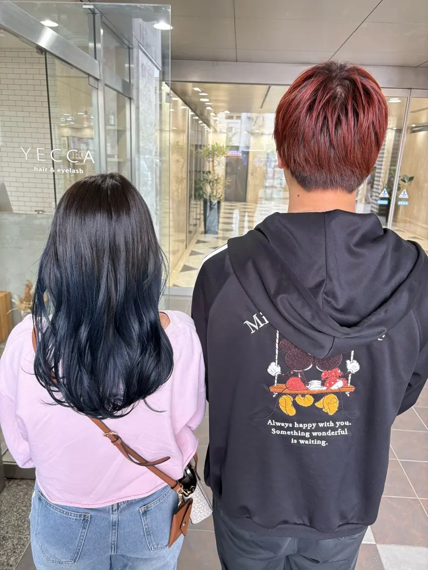 カラー ナチュラルヘア🦋 のの  YECCAのヘアスタイル
