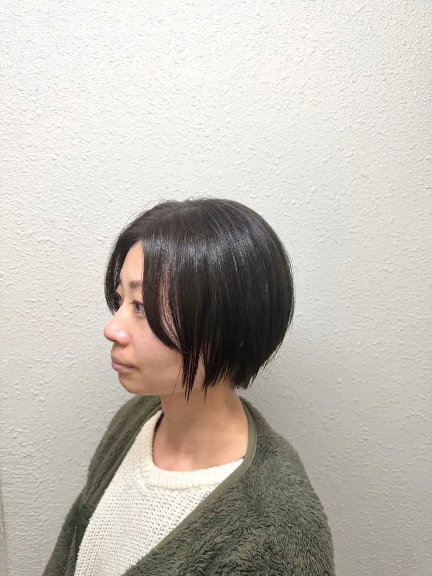 🉐❤️‍🔥【カラー＆ショート限定カット＆うる艶トリートメント】の写真
