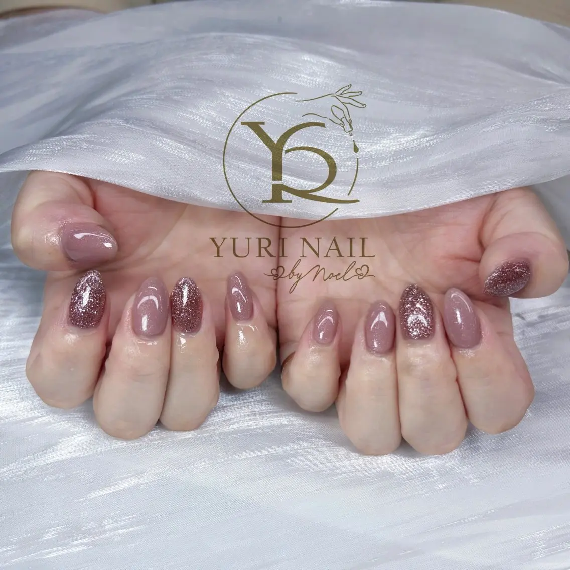 ネイル チークネイル フットネイル フレンチネイル グラデーション キラキラネイル ハンドネイル フットネイル YURI Nail Funabashiのネイルデザイン